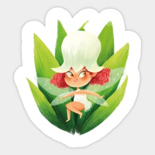 Lily of the Valley Fairy Sticker